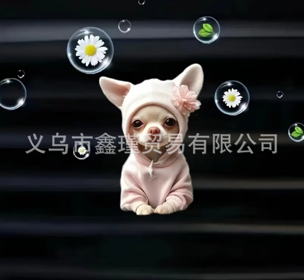 Comercio exterior transfronterizo suéter gatito productos acabados ventilador clips decoración de automóviles perfume adorable acrílico decoración impermeable image 29