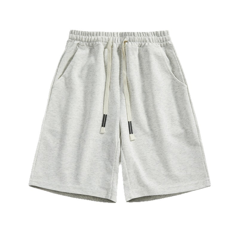 Pantalones cortos casuales estadounidenses transfronterizos de verano delgados sueltos pantalones deportivos de tamaño grande pantalones de algodón de hombre impresión personalizada