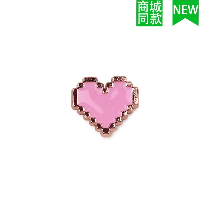 クロスボーダー卸売新しいクロックスアクセサリー靴バックル金属レターチェーン適応クロス靴花 DIY アクセサリー|undefined