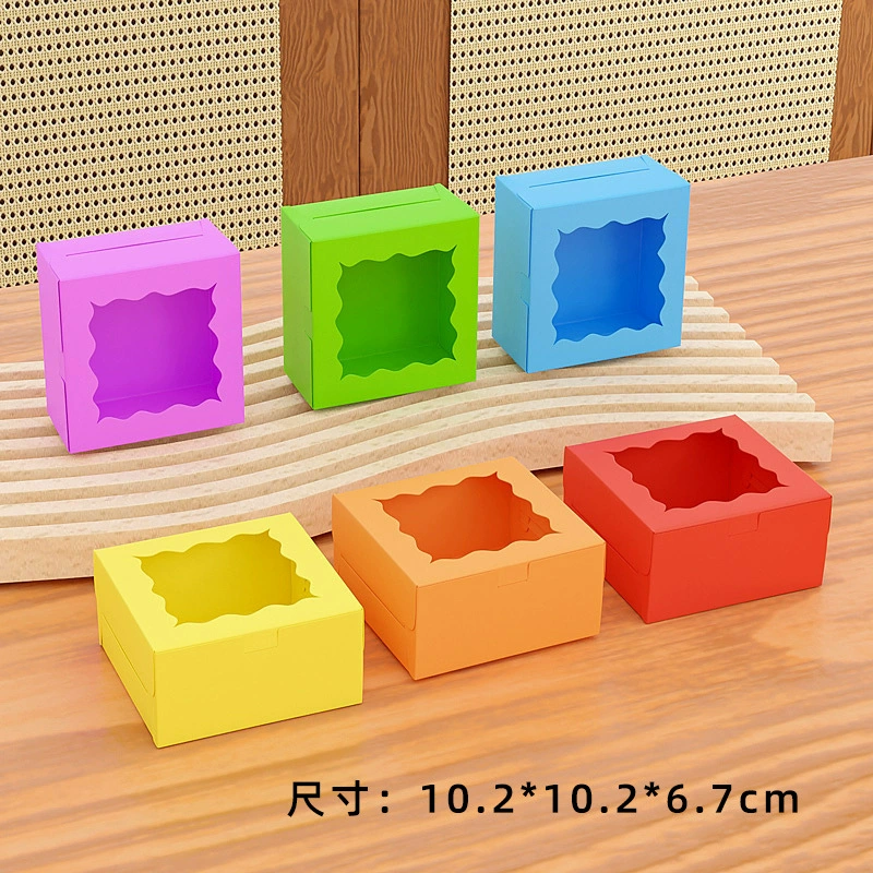 1 коробка для упаковки кексов, упаковочная коробка, белая карта, коробка для кексов, коробка для яичных тартов, оптовая продажа