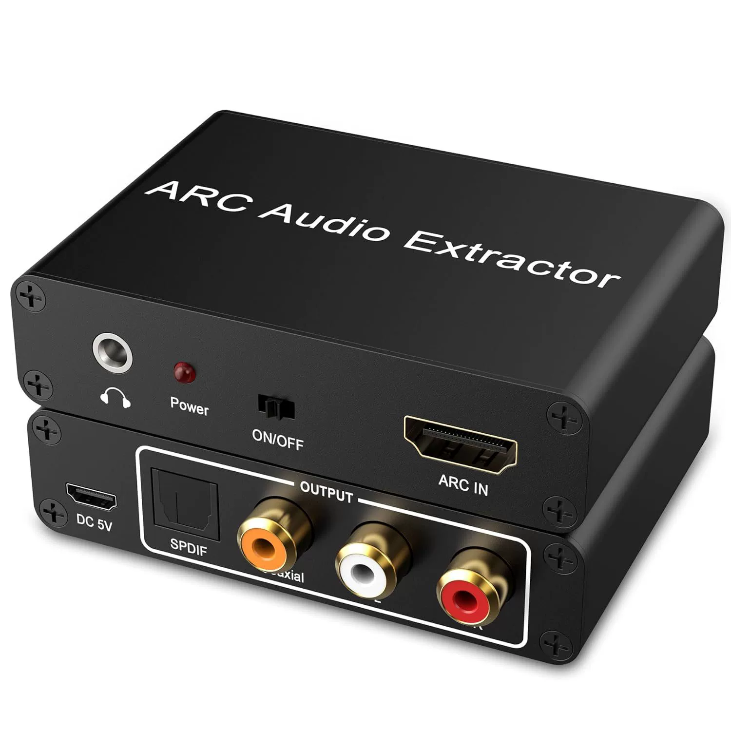 HDMI ARC аудио-экстрактор: SPDIF коаксиальный + аналоговый 3,5 мм L/R