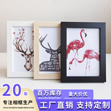 简约实木质相框挂墙5寸6寸7寸8寸10寸A4毕业照相框摆台洗照片批发