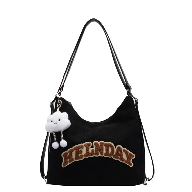 Mochila de gamuza transfronteriza 2024 otoño e invierno nuevo bolso femenino de gran capacidad