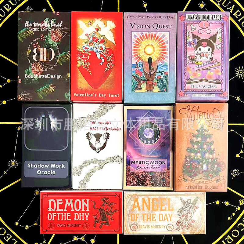 Cross-border Hot New English Tarot Card Board Game Oracle Cards Card