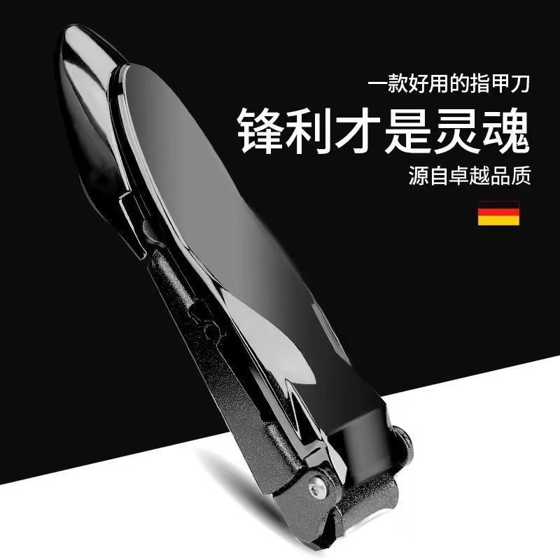 Jinchan 飛沫防止爪切り大型収納コンパートメントマニキュアプライヤー折りたたみステンレス鋼大開口部爪切り家庭用|undefined