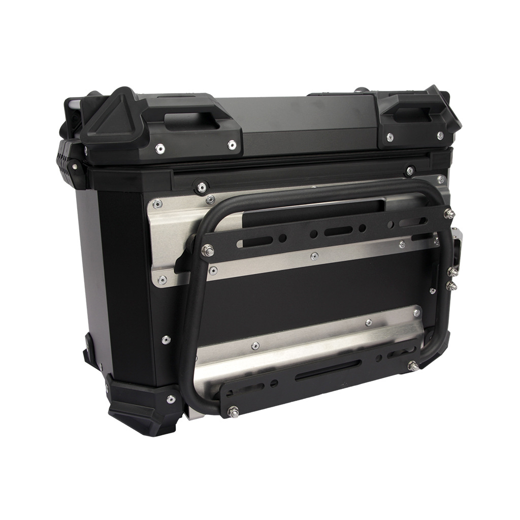 Universal multifunctional aluminum alloy quick-release side box bracket for motorcycles, three-box side rack, rear tail box rack mounting accessories