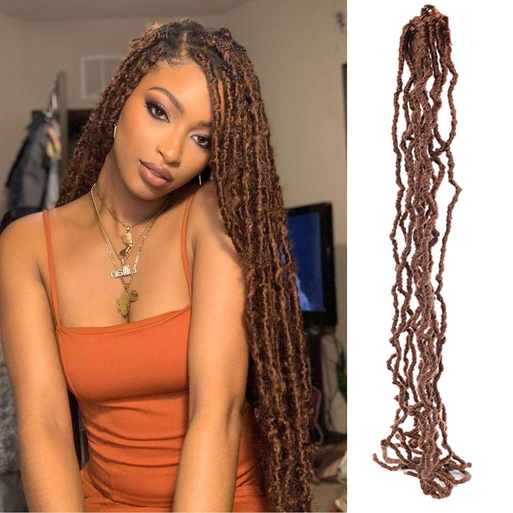 Extension capelli crochet root braid per code di cavallo_voghion.com