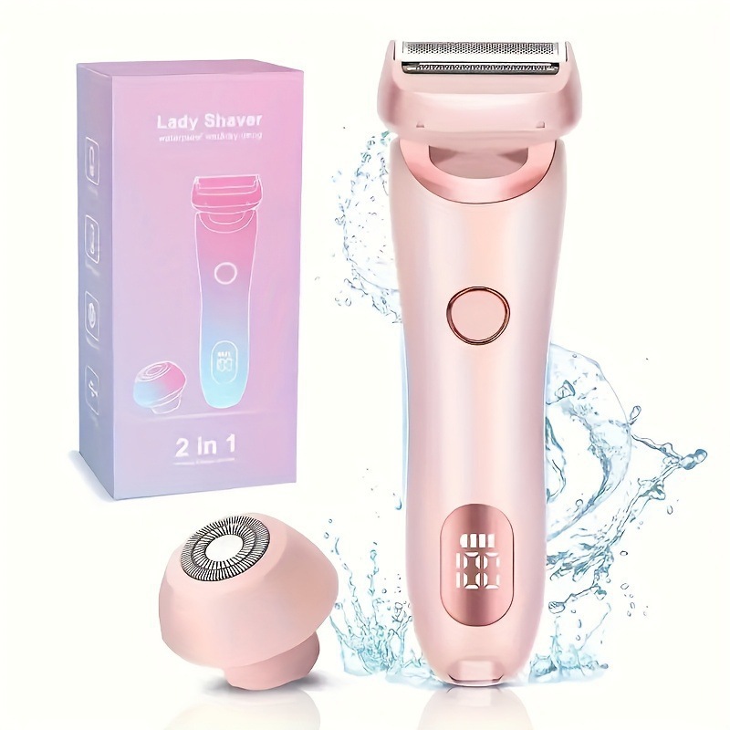 Transfronterizo nuevo afeitador eléctrico depilador privado para mujeres afeitador para mascotas de doble cabeza afeitador de cuerpo completo image 5