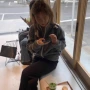 秋冬字母同款立领卫衣