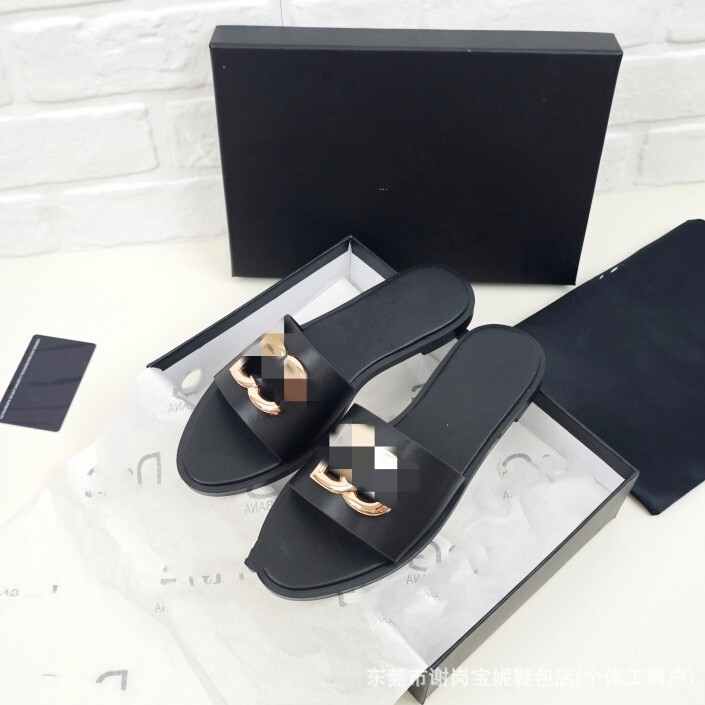 ladies shoes新款D家法式拖鞋跨境欧美非洲凉拖女鞋夏轻便可外穿|undefined