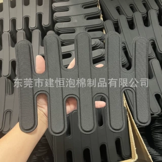 厂家定制海绵热压成型护腰海绵坐垫 头盔内衬eva一体成型呼吸机框