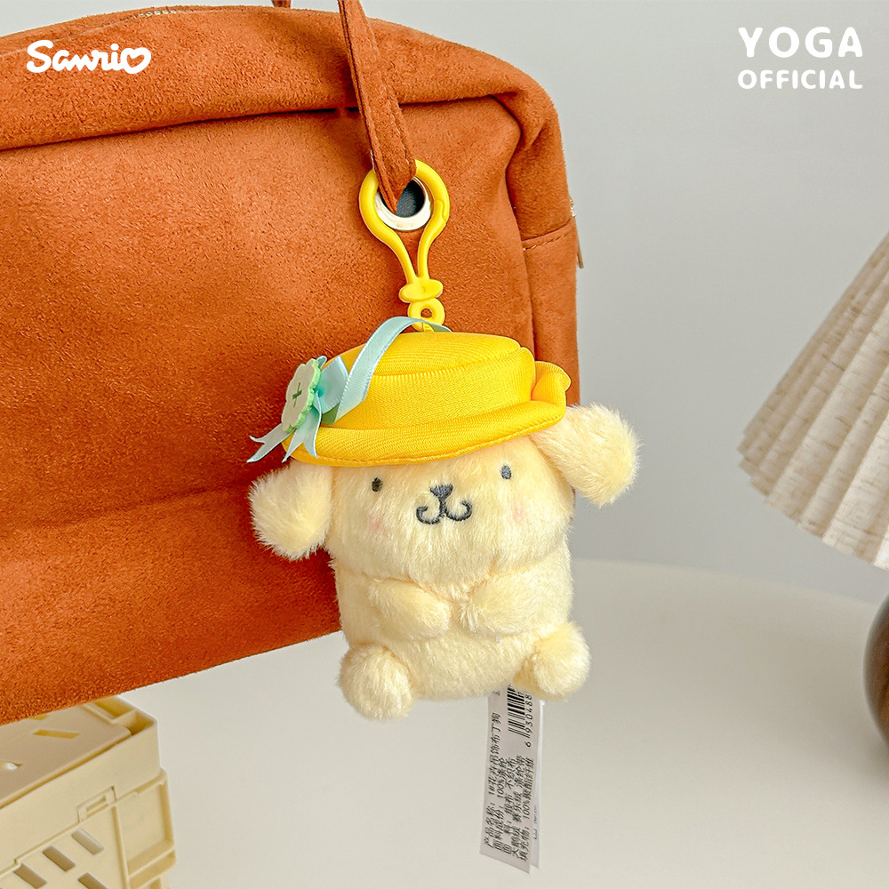 SANRIO HELLOKITTY MERLOT KULOMI 큰 귀 개 파르 차 개 꽃 봉제 인형 펜던트