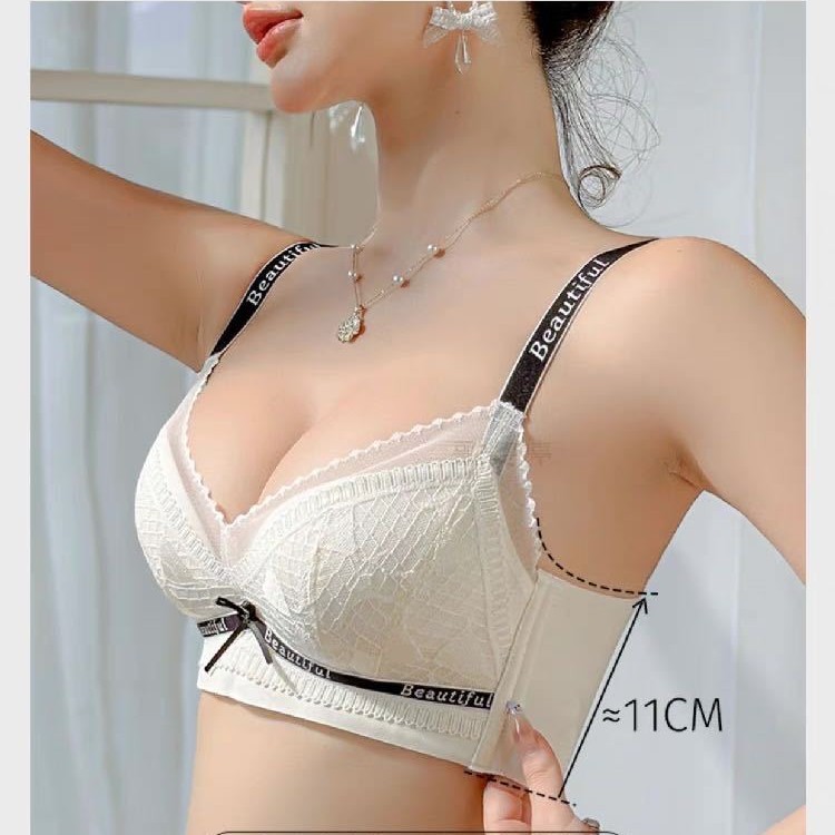 Venta directa de fábrica comercio electrónico transfronterizo Sudeste de Asia Vietnam Tailandia damas sin costuras sujetador de recogida lateral cómodo