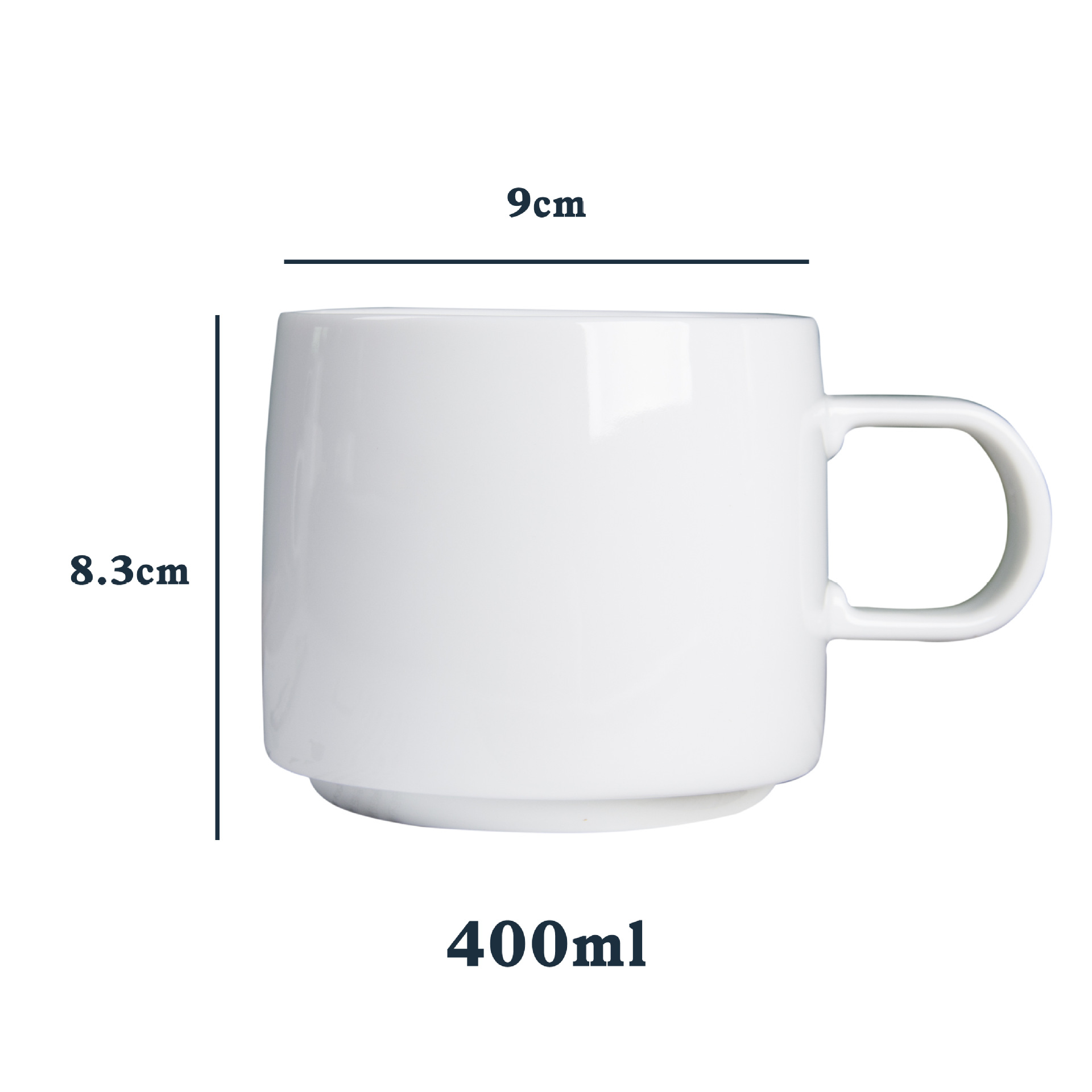 Dehua reducción de alta temperatura porcelana blanca cerámica regalo promoción regalo taza porcelana tazas cunstom