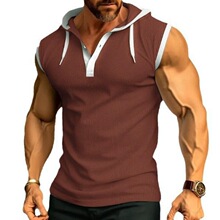 N 53157 Hooded Sleeves Heavyweight Vest �ذ��Bñ����