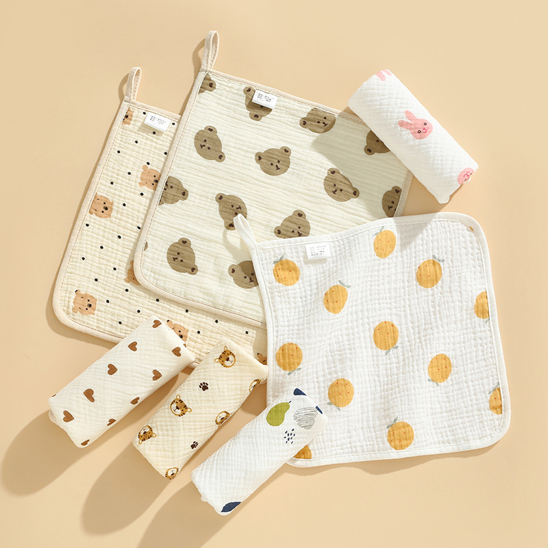 Children's gauze cotton eating bib