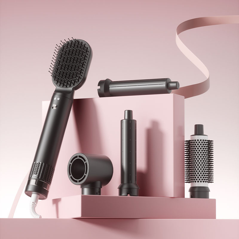 New hot-selling multi-functional five-in-one hair dryer for home use, constant temperature, fast heating, multi-speed adjustment hair dryer, foreign trade· 2