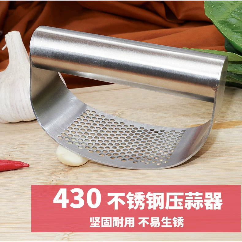 В наличии: пресс для чеснока из нержавеющей стали, круглый измельчитель чеснока, бытовой пресс для чеснока, ручной измельчитель чесночной пасты, инструмент для очистки чеснока.