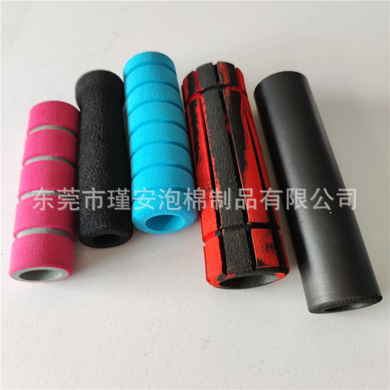 批发 减震止滑NBR护套五金园林工具配件橡塑泡棉手柄可做造型