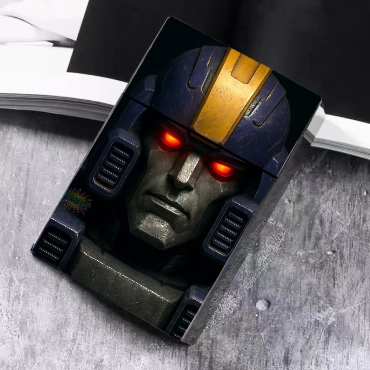 Transformers creativo Decepticon Megatron 20 cajas de cigarrillos gruesas suministro transfronterizo de comercio exterior image 13