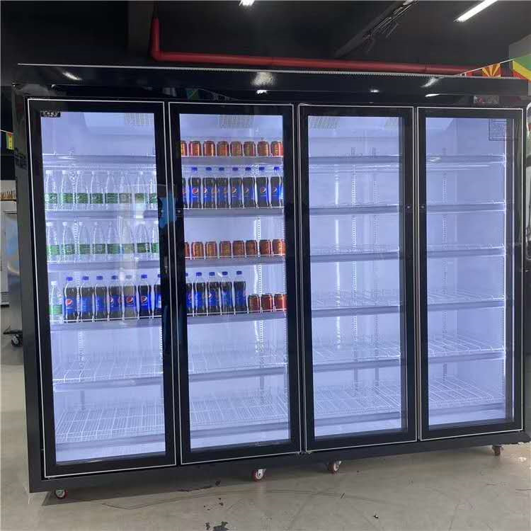 厂家供应酒水啤酒饮料柜双门三门四门冷柜 freezer冷藏保鲜柜