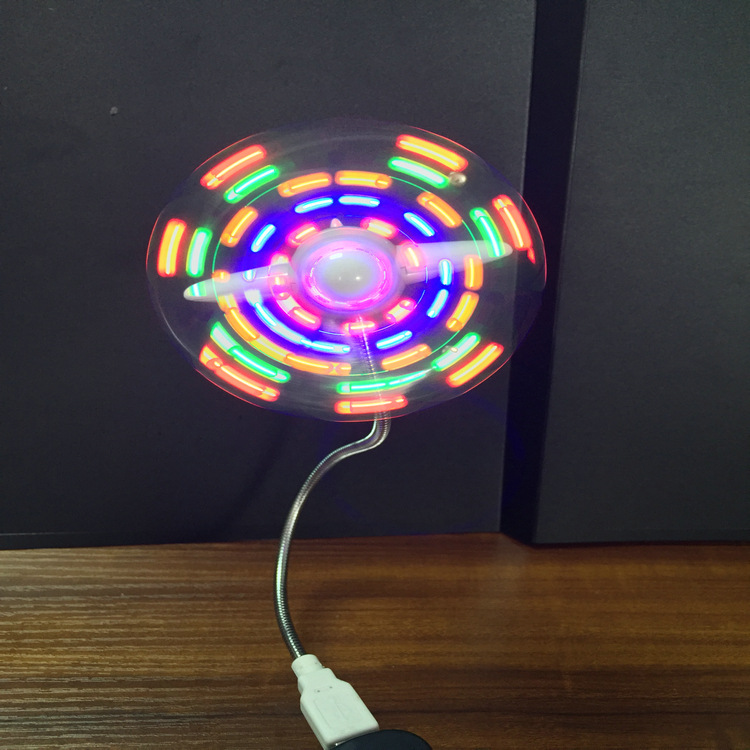 クリエイティブusb蛇形飛行機造形ファン広告diyフラッシュ発光ファンフラッシュファン|undefined