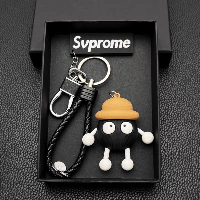 Small Coal Ball Couple Keychain Cartoon Pendant Car Keychain Birthday Gift Backpack Decoration Wholesale Small Gifts Small Coal Ball Couple Keychain Cartoon Pendant Car Keychain Birthday Gift Backpack Decoration Wholesale Small Gifts