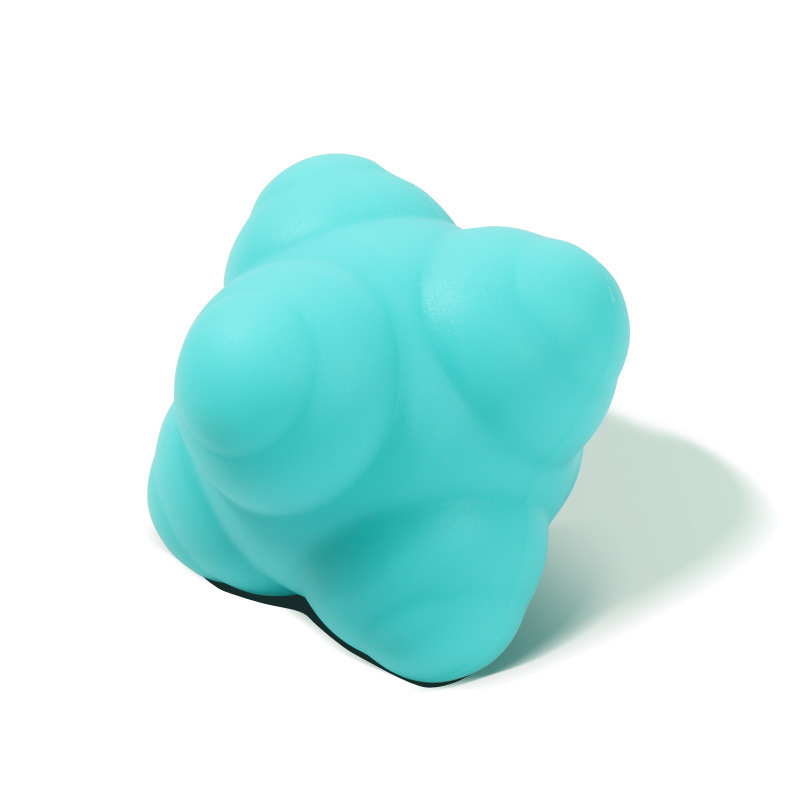 Bola de reacción de bola hexagonal equipo de entrenamiento de velocidad de agilidad infantil juguete ejercitador irregular bola sensible bola cambiante