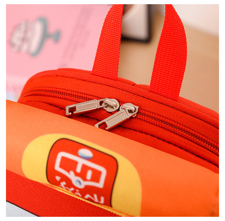 Unisexo Grande Nylon Dibujos Animados Lindo Cuadrado Cremallera Mochila Con Cremallera display picture 26