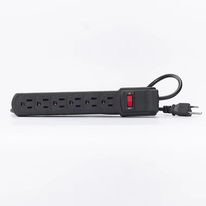 Negro Nacional C10 estándar americano 0,5 m cable de alimentación