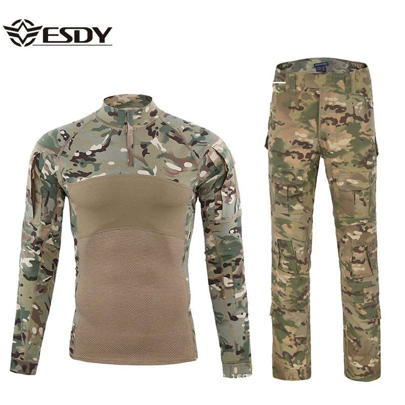 Тактический набор ESDY (попытки кросс-границы), камуфляжная походная куртка с длинным рукавом для тренировок