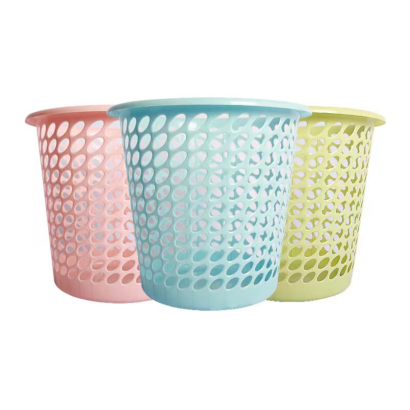 Large number of wholesale hollow household trash can office school commercial paper basket sanitary bucket Large number of wholesale hollow household trash can office school commercial paper basket sanitary bucket