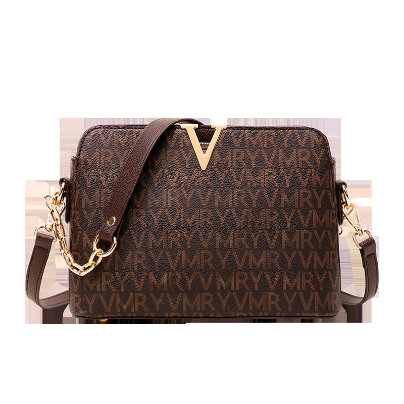 Telefono a conchiglia piccolo da donna a spalla singola, temperamento maturo, borsa a tracolla per madre di mezza età, autunno 2024_voghion.com