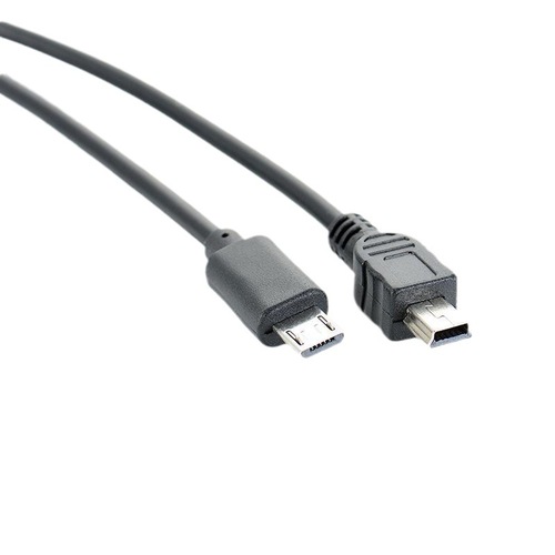 Suitable for Canon SLR camera mini5p data cable to Micro Android phone copy cable OTG cable male to male