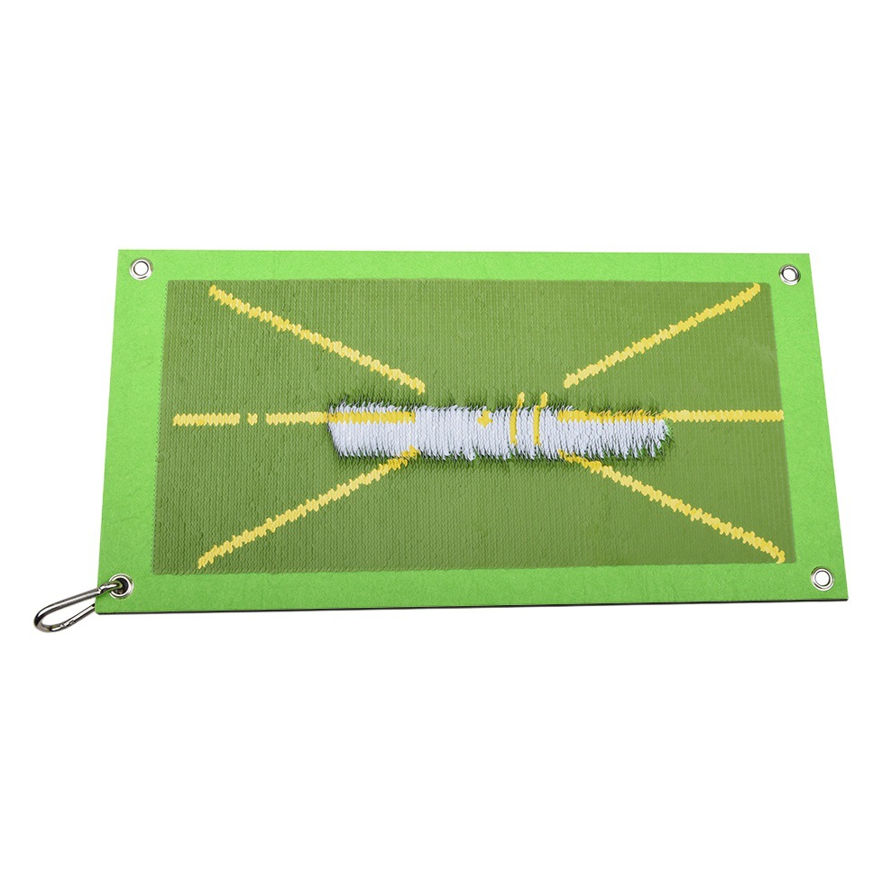 Original fabricante cabeza pista de golf pad memoria huelga pad swing práctica pad