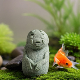 Japanese Faceless Male Cute and Interesting Ornaments Micro Landscape Aquarium Fish Tank Home Decoration Indoor and Outdoor Decoration