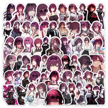 60张卡芙卡卡通涂鸦贴纸星穹铁道跨境装饰汽车水杯行李箱贴画批发