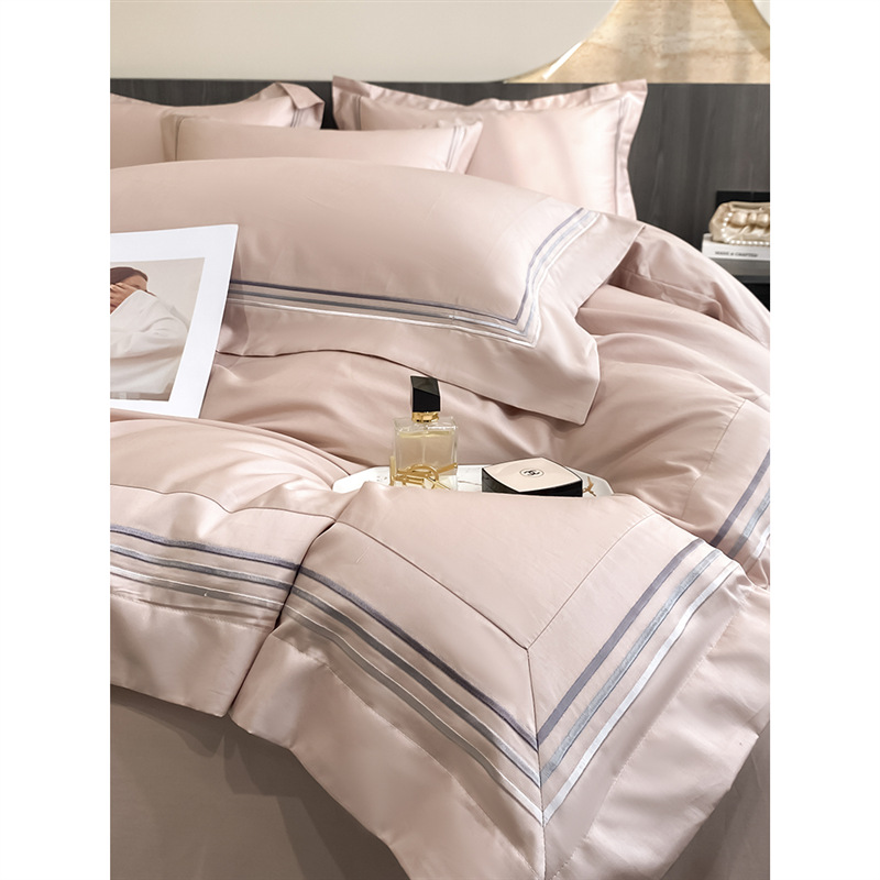 Luxury Pure Cotton Bedding Set For Hotel Style Comfort And Sleep_voghion.com