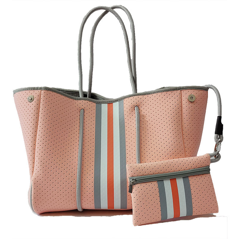 Bolsa perforada de material de buceo, bolsa de playa madre-hijo, bolsa de gimnasio, bolsa de hombro para deportes acuáticos y ocio, impermeable