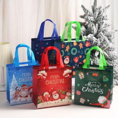 プリントショッピング包装袋不織布バッグクリスマスプレゼント手提げ袋パーティーキャンディープレゼント袋お土産袋