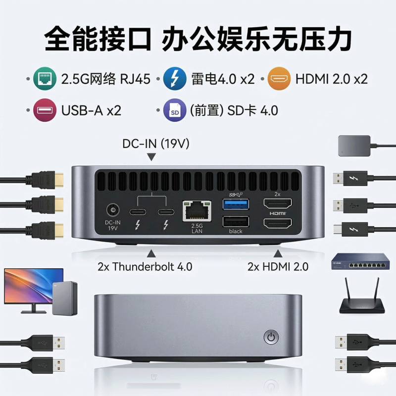 Nuc Mini Host Computer with Intel Core I5/I7 for Commercial and Home Use, Embedded Industrial Computer, Supports Opencl, Claw Machine Nuc Mini Host Computer with Intel Core I5/I7 for Commercial and Home Use, Embedded Industrial Computer, Supports Opencl, Claw Machine