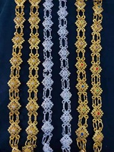 肩膀配带项链肩链泰国服装傣族裙子男女金银色云南少数民族亚