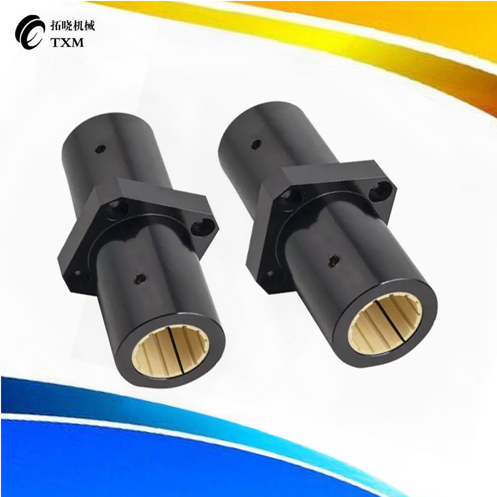 中间方法兰直线轴承运动固定套加长型J-LMKM10L J-LIN-02RTM-10