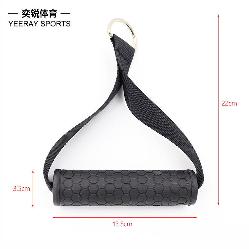 龙门架拉力器拉力管辅助用品拉力绳配件橡胶手柄泡棉手柄包胶手柄