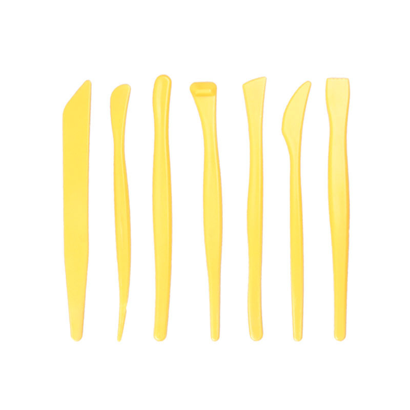 Juego de 5 Herramientas de Cerámica para Trabajar la Arcilla, Cuchillos para Esculpir Arcilla, Herramientas de Escultura de Arcilla de Doble Cabeza para Niños, Venta al por Mayor