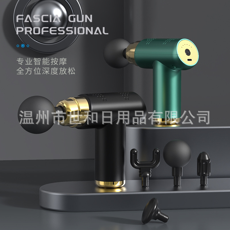 Sk-368 músculo relajación vibrador equipo de la aptitud cuello máscara USB masajeador mini fascial pistola