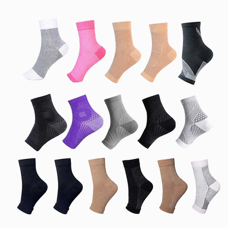 Cross-Border New Sports Wrist Compression Socks for Men and Women, Ankle Joint Protection, Foot and Neck Protectors, Sports Compression Socks Cross-Border New Sports Wrist Compression Socks for Men and Women, Ankle Joint Protection, Foot and Neck Protectors, Sports Compression Socks