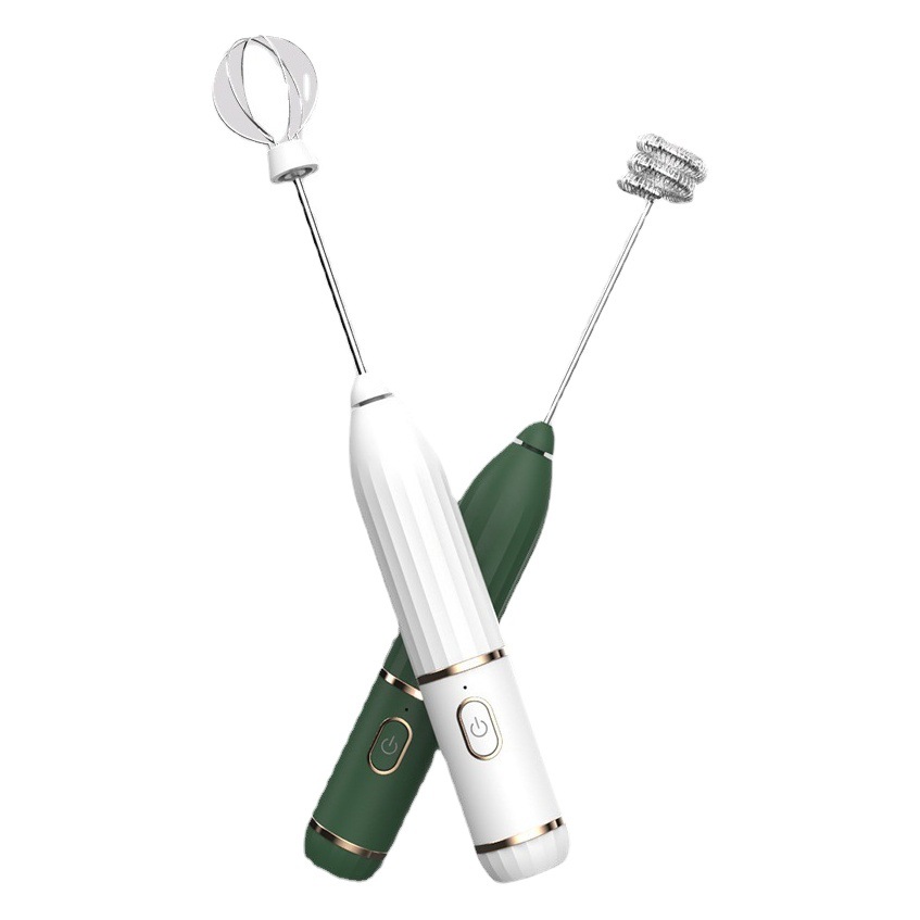 Wireless milk frother coffee frother household electric milk frother milk mixer hand-held egg frother