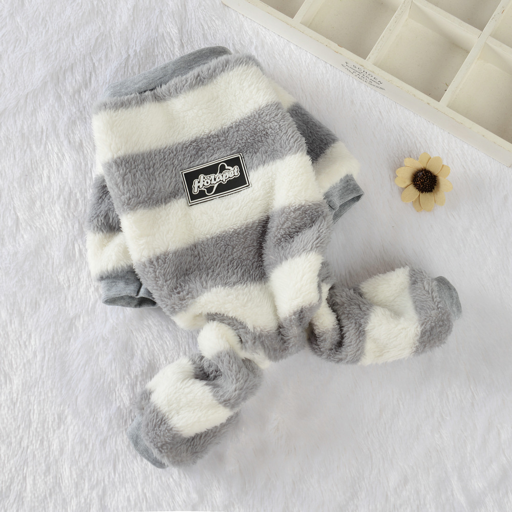 회색 줄무늬 [네발 스웨터]]