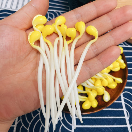 Factory PVC garlic clove small pepper simulation soybean sprouts green seedlings creative food toy model live broadcast accessories
